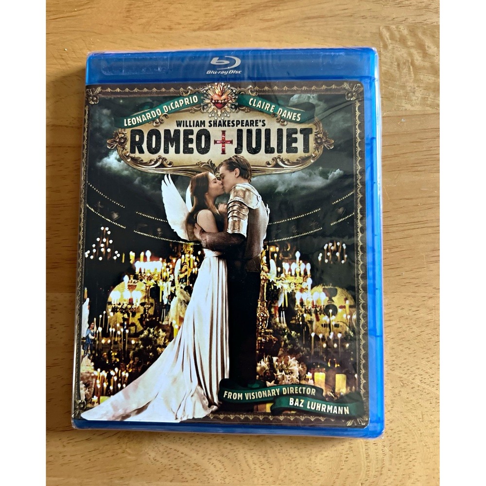 William Shakespeare's Romeo + Juliet (Blu-ray, 1996) DiCaprio Danes Widescreen